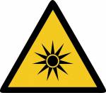W027 Warnung vor optischer Strahlung